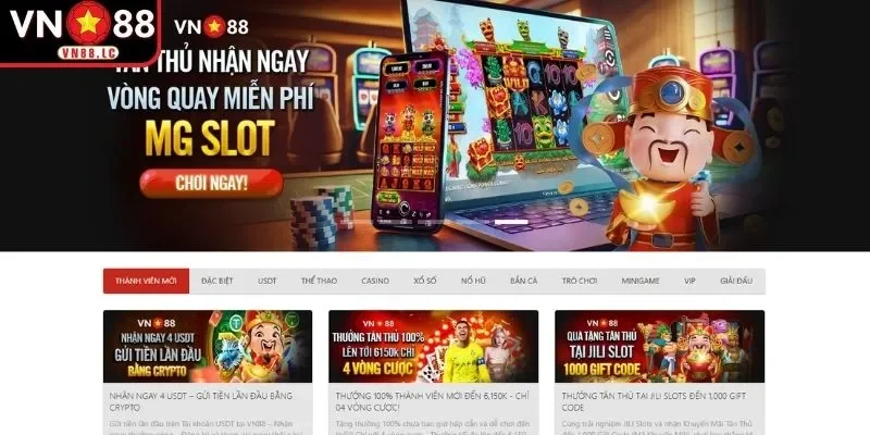 Hướng dẫn từng bước nhận thưởng VN88